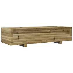 vidaXL Jardinière 110x40x26,5 cm bois de pin imprégné