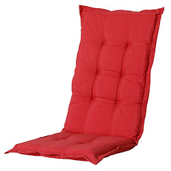 Madison Coussin de chaise à dossier haut Panama 123x50 cm Rouge brique