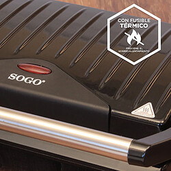 Acheter Sogo PLAQUE GRILLE SANDWICH ET PANINI PRESS 2 TRANCHES