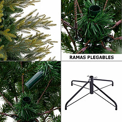 Avis BigBuy Home Sapin de Noël Vert PVC Métal Polyéthylène 70 x 70 x 150 cm