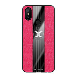 Wewoo Coque Souple Pour Xiaomi Mi 6X / A2 XINLI étui de protection TPU antichoc Texture Rouge