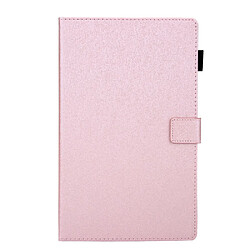 Etui en PU avec stockage de cartes rose pour votre Samsung Galaxy Tab A 10.1 (2019) T515