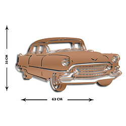 EPIKASA Décoration Murale en Métal Voiture 4 pas cher