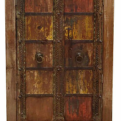 Avis Armoire Alexandra House Living Marron Bois Recyclé 45 x 225 x 105 cm