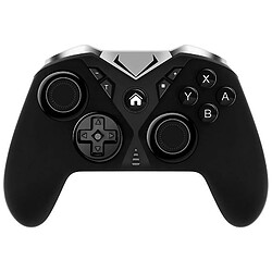 Chrono Contrôleur de commutateur sans fil avec boutons arrière programmables, contrôleur d'impact Genshin pour iOS, télécommande de contrôleur de jeu personnalisable avec D-pad interchangeable et joystick gauche(argent)