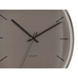 Avis Karlsson Horloge ronde en métal Nirvana Globe 40 cm Gris foncé.