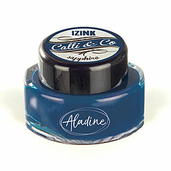 AladinE Encre de calligraphie - Bleu saphir - 15 ml