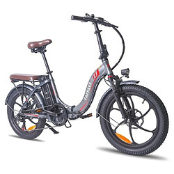 Vélo électrique FAFREES F20 Pro Pliable Batterie 36V 18Ah Vitesse Max 25km/h Gris pas cher