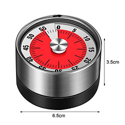 Acheter Universal 2PCS Horloge Mécanique ECO Convivial Antirouille Antirouille Acier Inoxydable Alerte Temps Manuelle Réveil pour Ménage Cuisine Mécanique Minuteur |