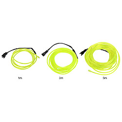 1M 3V Flexible LED Neon Light Glow EL Wire Strip