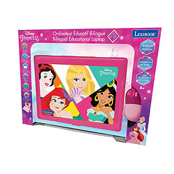 Lexibook Ordinateur portable éducatif bilingue Disney Princesse (FR/EN)