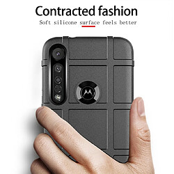 Wewoo Coque Souple Pour étui en TPU antichoc Moto G8 Plus à couverture totale Gris