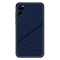 Coque en TPU + PU hybride couleur bleu pour votre Huawei P30 Pro