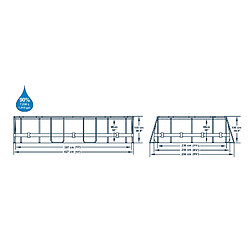 Acheter Piscine tubulaire Power Steel ovale 4,27 x 2,50 x 1,00 m - Bestway