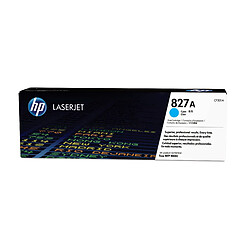 HP 827A toner LaserJet cyan authentique