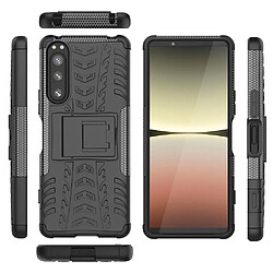 Htdmobiles Coque pour Sony Xperia 5 IV 5G - housse etui rigide anti choc + film ecran - NOIR