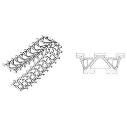 Track For M2/M3/LVTP7/MLRS Early - 1:35e - Hobby Boss