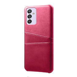 Coque en TPU + PU rigide avec 2 porte-cartes rose pour votre Samsung Galaxy A82 5G/Quantum 2