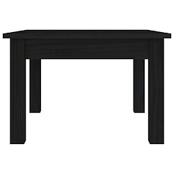 Acheter Maison Chic Table basse,Table Console Table d'appoint, Table pour salon Noir 45x45x30 cm Bois massif de pin -MN80581