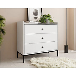 Acheter Bestmobilier Filipo - commode - blanc - 80 cm