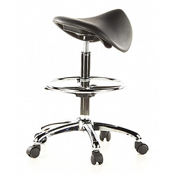 Acheter Hjh Office Siège technique/ Tabouret technique / Tabouret pivotant TOP WORK 13, mousse rigide, noir, chromé