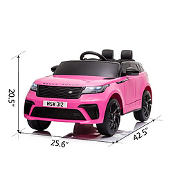 Avis Ataa Land Rover Range Rover Velar 12V Couleur Rose