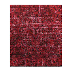 Avis Vidal Tapis de laine 259x160 rouge Ultra Vintage