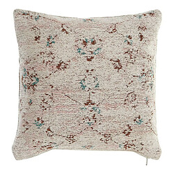 Coussin DKD Home Decor 8424001832378 Beige Marron Polyester Coton Menthe Aluminium Vert Rose clair Arabe (45 x 12 x 45 cm)