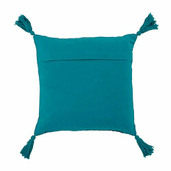 Paris Prix Coussin Déco Carrée Fayola 45x45cm Turquoise