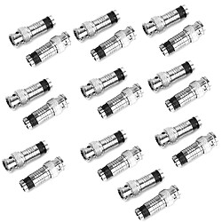 Acheter Lot 20pcs BNC Connecteur Compression RG59/RG60 CCTV Adaptateur Mâle Coaxial