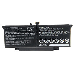 vhbw Batterie compatible avec Dell H0DN8, H0DN8+QQ2-01024 ordinateur portable Notebook (6400mAh, 7,6V, Li-polymère)