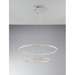 Fan Europe Suspension LED intégré Integrated blanc 150 Cm