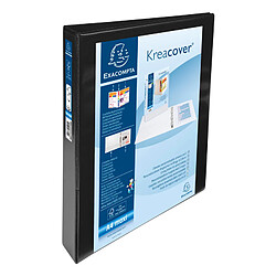 EXACOMPTA Classeur personnalisable Kreacover, A4 Maxi, noir ()