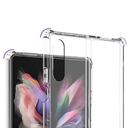 Avizar Coque Samsung Galaxy Z Fold4 Hybride Coins Renforcés Transparent pas cher