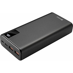 Sandberg Powerbank USB-C PD 20W 20000 Powerbank USB-C PD 20W 20000, Black, Universal, Aluminium, 20000 mAh, USB, 20 W