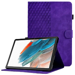 Etui en PU motif de couture, anti-chute, avec support et porte-cartes pour Samsung Galaxy Tab A8 10.5 (2021) (X200/X205) - violet