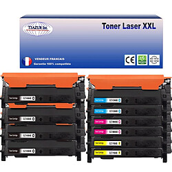 10 Toners compatibles avec Samsung CLT-404S pour Samsung XPress C430 (Noire + Couleur) - T3AZUR