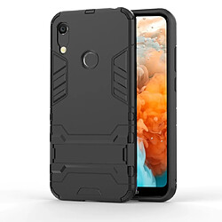 Wewoo Coque PC + TPU antichoc pour Huawei Y6 2019avec support noir