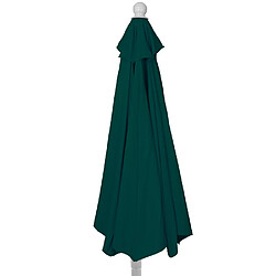 Avis Mendler Parasol semi-circulaire Parla, demi-parasol balcon, UV 50+ polyester/alu 3kg ~ 270cm vert avec support