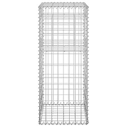 Avis vidaXL Poteau à panier de gabion 40x40x100 cm Fer