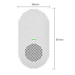 Universal Sonnettes sans fil, interphones, émetteurs de sonnettes, mode musique avec sonnettes vidéo | sonnettes (blanc)