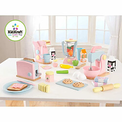 Avis KidKraft Set de jeux grille pain en bois avec accessoires Pastel.