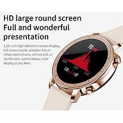 Universal Smartwatch DIY Watch Face IP67 Etanche Écran 1,28 Pouce Fréquence cardiaque Caméra Bluetooth Smartwatch pour IOS | Smartwatch (Or)