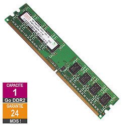 Barrette Mémoire 1Go RAM DDR2 Hynix HYMP112U64CP8-Y5 DIMM PC2-5300U - Reconditionné