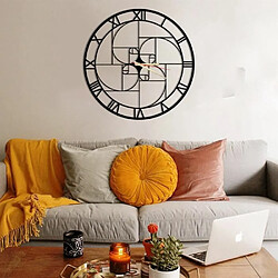 DEKORY Ratio d'or Horloge Murale en Métal 50cm