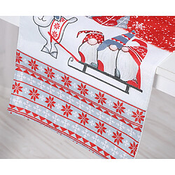 C362 Christmas Snow Flake Modèle Tableau Runner Christmas Long Strip Nappe Intérieur Décorations de Noël pour les fêtes de vacances