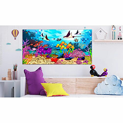 Paris Prix Tableau Imprimé Underwater Fun Wide 35 x 70 cm