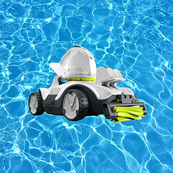 Bestway Robot Nettoyeur de Piscines Hors-Sol Kokido Manga Plus 65 m² Batterie 120 min Réservoir 7,2 L