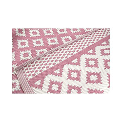 Aubry Gaspard Tapis d'extérieur en polypropylène 120 x 180 cm Maya - Rose.