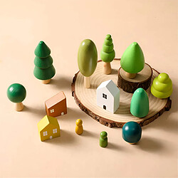 Mobili Rebecca Jeu Set Forêt et Dinosaures pour Enfants Rebecca Mobili Kunzea À partir de 3 ans Bois Multicolore